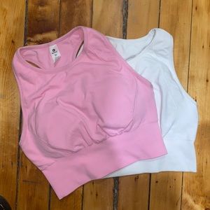 90 degree crop top sports bras with padding!